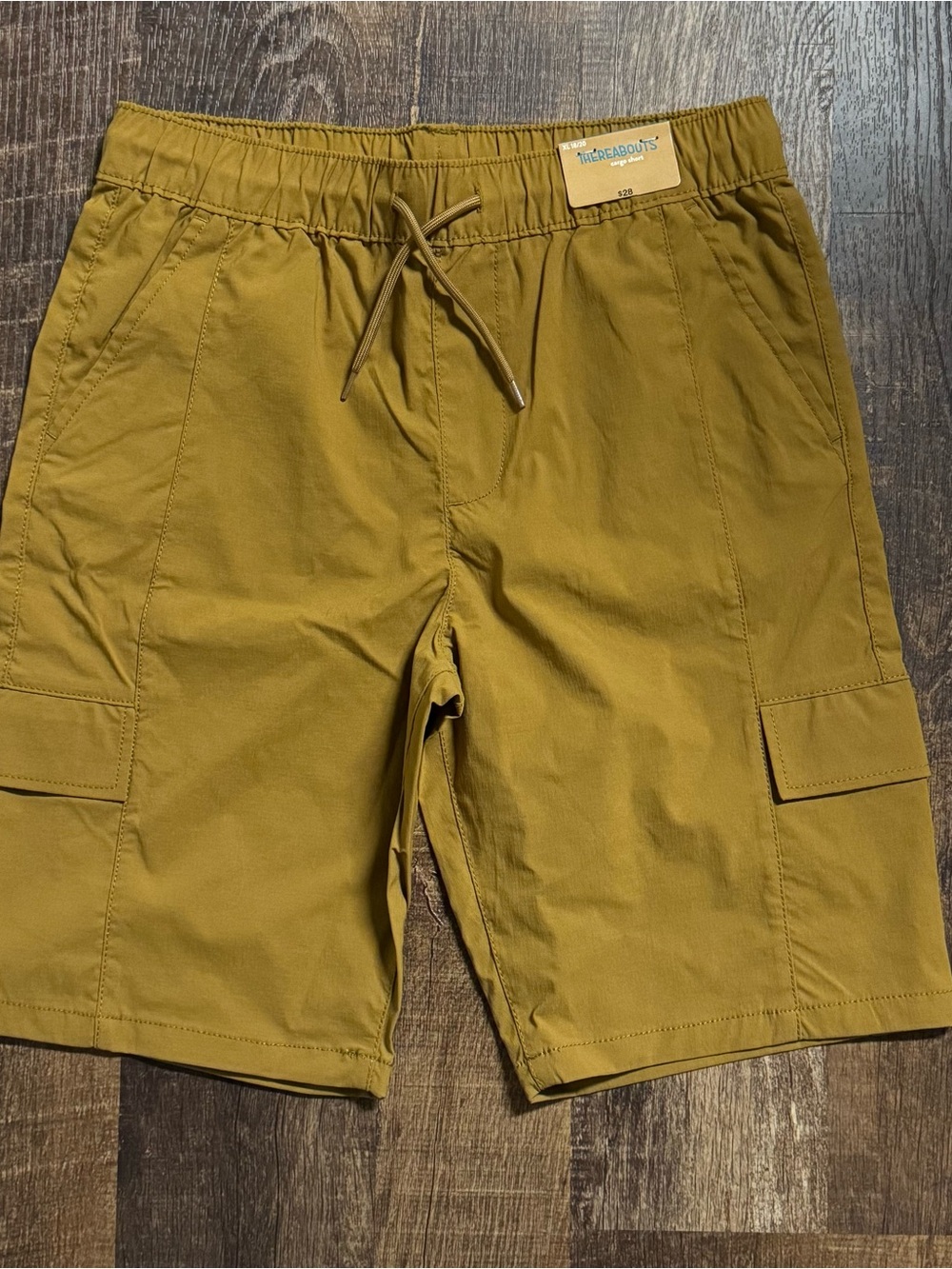 Boy’s Drawstring Cargo Shorts